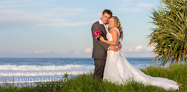Beach wedding photography